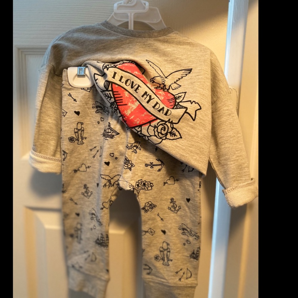 NWT 3-Piece H&M Jogger Set 9-12 Month